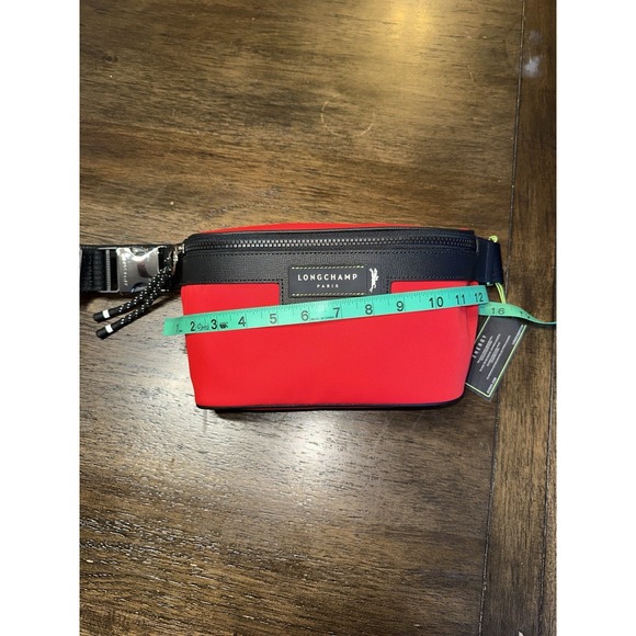 Longchamp Le Pliage Energy Belt Bag Poppy Red Purse Sling Crossbody Fanny Pack - Picture 11 of 12